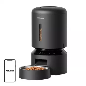 Comedouro automático para animais Aptel Petlibro Granary WiFi 5 L — comedouro automático de ração seca (preto)