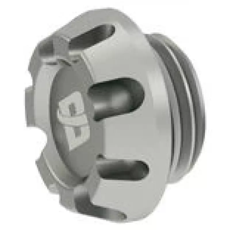 Barrow Kepler Stopfen G1/4 polegadas THODT-V1 - WS Prateado — tampão de conexão, rosca G1/4 polegadas, superfície prateada