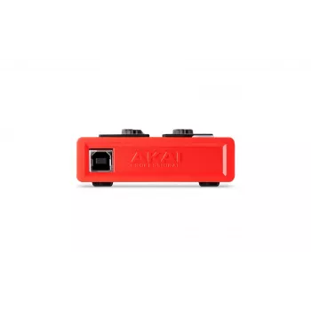 Teclado MIDI Akai LPD8 MKII 8 teclas USB preto, vermelho