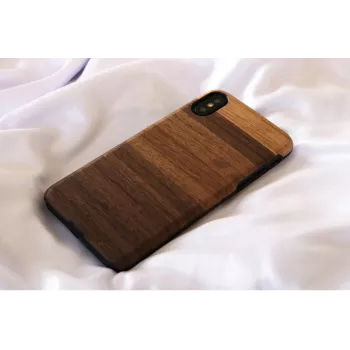 Capa para smartphone man and wood para iPhone X/XS — fango preto