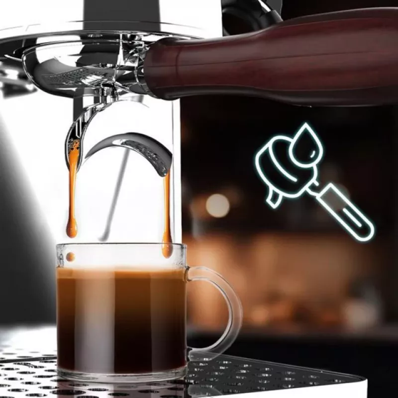 Máquina de café expresso Baristeo Intima (prateado/aço inoxidável, Thermoblock)