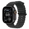 Smartwatch Apple Watch Ultra 3 GPS + Cellular 49mm caixa de titânio preta bracelete Ocean preta