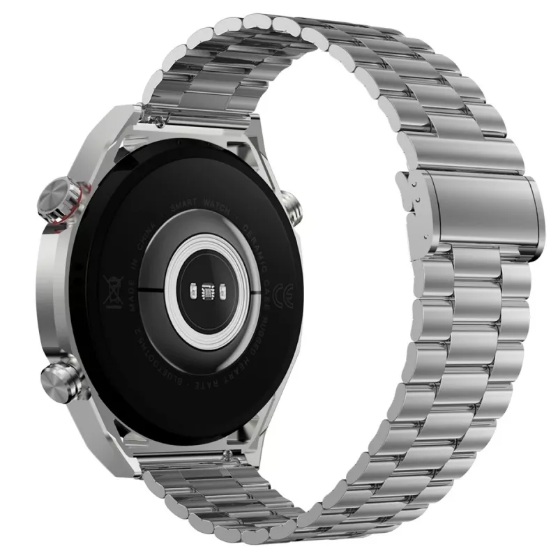 Smartwatch EW01 prateado