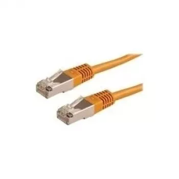 Cabo patch ROLINE S/FTP (PiMF) Cat.6 laranja 10 m