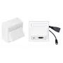 Adaptador HDMI Wiktors Vivolink WI221170 com conector fêmea de áudio de 3,5 mm, branco