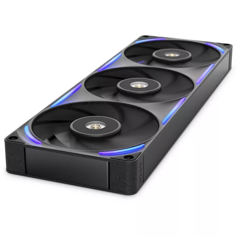 NZXT Performance F360X RGB ventoinha de caixa, 360 mm, estrutura única, preto