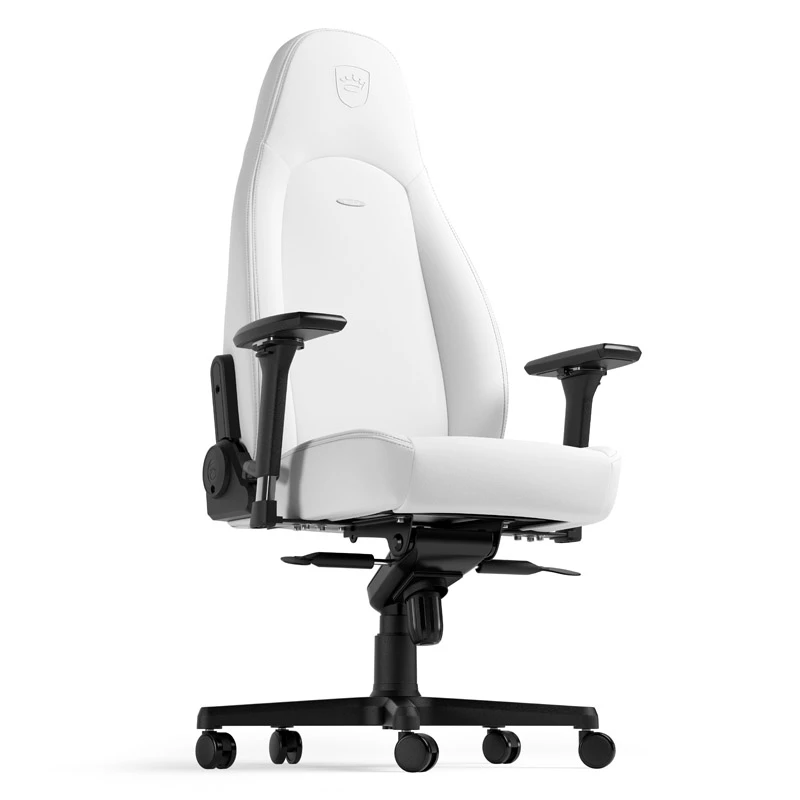 Cadeira de escritório noblechairs NBL-ICN-PU-WED assento acolchoado encosto acolchoado branca