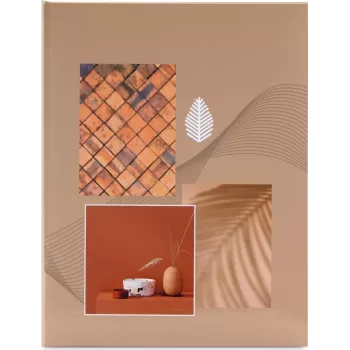 Álbum de fotografias HAMA Singo II castanho 100 folhas 10 x 15 cm