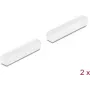 Tampa de proteção contra pó DeLOCK para D-Sub 37 conector macho 2 unid. transparente
