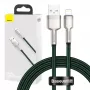 Cabo USB-A para Lightning Baseus 1 m, verde