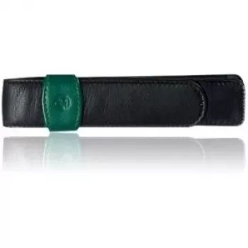 Estojo para instrumentos de escrita Pelikan couro TG22 preto-verde (923722)
