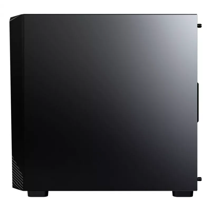 Caixa de PC Micro Tower Montech X5M (B) – Micro-ATX/Mini-ITX, 3x120mm à frente, 1x120mm atrás, suporta fontes de alimentação ATX, 2x3,5 polegadas + 4x2,5 polegadas, preto