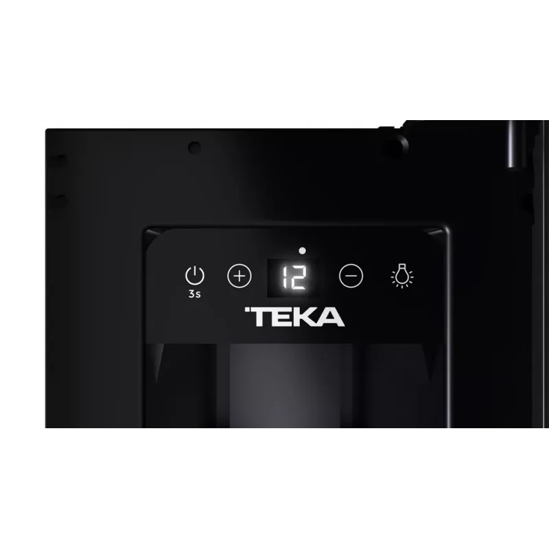 Teka RVU 10008 GBK Arrefecedor de vinho termoelétrico de encastrar preto 8 garrafas