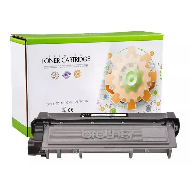 Cartucho de toner Static Control para Brother TN-2310BK recondicionado, preto