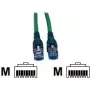 TE Connectivity AMP - Cabo de ligação - RJ-45 (M) para RJ-45 (M) - 3 m - SFTP - CAT 6 - sem halogéneos - verde (0-1711735-3)