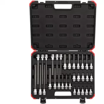 GEDORE red Chaves de fendas com encaixe 1/2 TX 32 peças (R68003032)