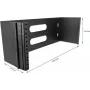 Base de rack DeLOCK 19 polegadas rack de montagem na parede 4U preto