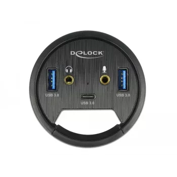 Hub USB para secretária DeLOCK 3 portas 62794