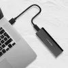 Qoltec 50312 caixa para SSD M.2 NVMe, USB Type-C, preta