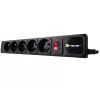Tracer PowerGear preto 5 tomadas AC 1,5 m 2300 W