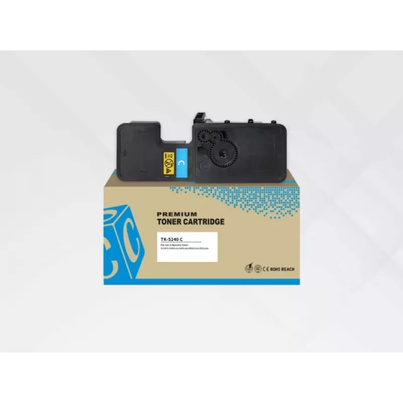 Toner compatível HYB para Kyocera TK-5240C ciano, laser, para ECOSYS P5026Cdw/P5026Cdn/M5526Cdw/M5526Cdn