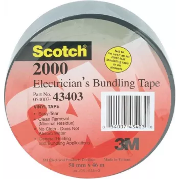 Fita americana 3M 2000 - cinzento - PVC - 46 m - 50 mm - 0,15 mm (7000076790)
