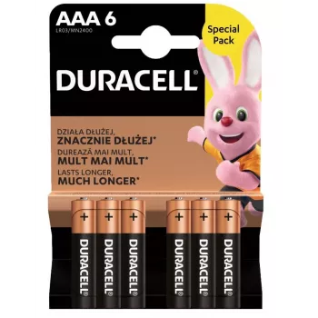Pilha Duracell AAA R03 6 unid.