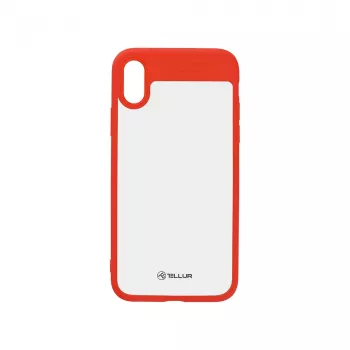 Capa Tellur iPhone X TLL121623 vermelho transparente