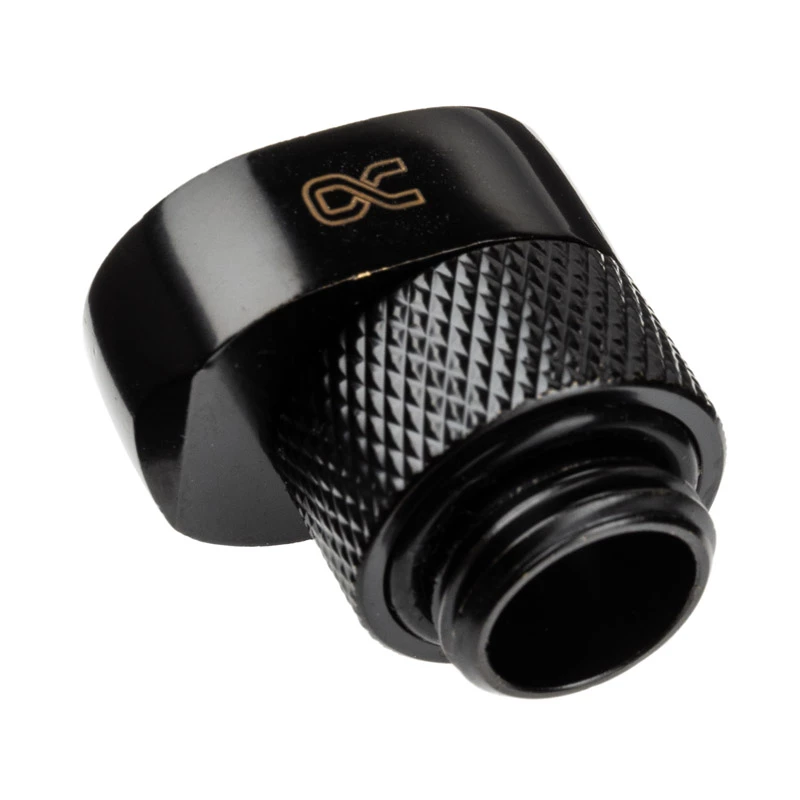 Conector de mangueira Alphacool 17604 Preto rosca de 1/4 polegadas