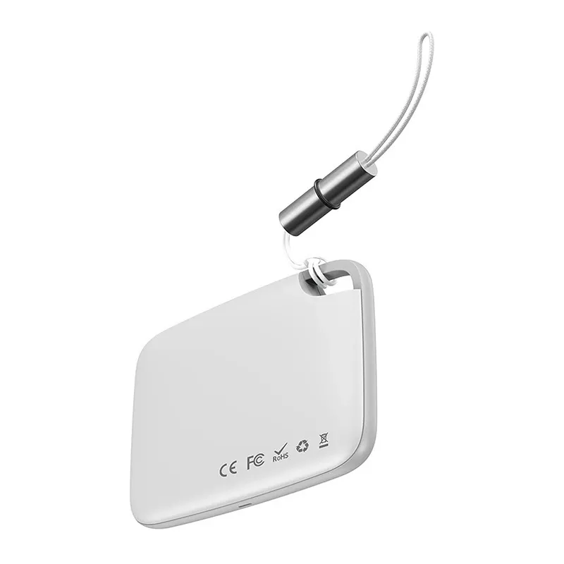 Baseus T2 ZLFDQT2-02 mini localizador de chaves (rastreador), 75 mAh, 80–100 dB, branco