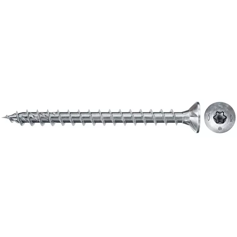 Conjunto de parafusos FISCHER FixTainer PowerFast II, 702 unid., rosca total, zincado galvanicamente