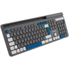 Teclado sem fios CANYON HKB-W03 cinzento – design compacto, alimentado por pilhas AAA, modelo CNS-HKBW03DG