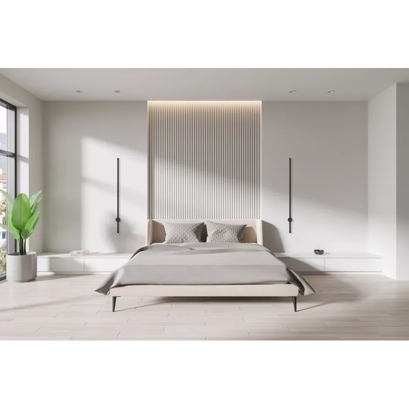 Aplique de parede LED Activejet AJE-HILTON preto NW
