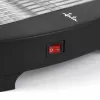 Jata JETT1587 torradeira, 400 W, 2 barras de quartzo, tabuleiro de migalhas amovível, aço inoxidável, preta