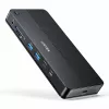 Docking station UNITEK D1103A01 USB4 com fio preto 100W Power Delivery