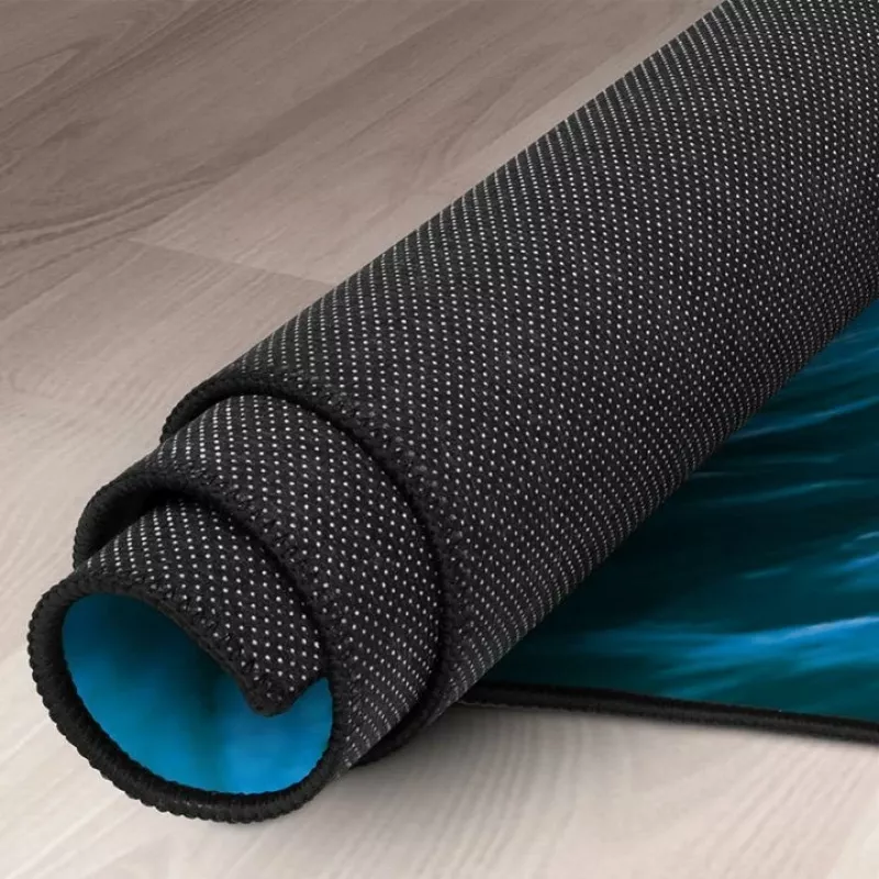 Sharkoon SKILLER SFM12 Undertow tapete de proteção de chão, 140 x 100 cm, preto/azul/branco