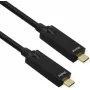 ROLINE Cabo USB 3.2 Gen 2, AOC, C-C, ST/ST, 10Gbit/s, 4K60Hz, PD (Power Delivery) 60W, preto, 15 m