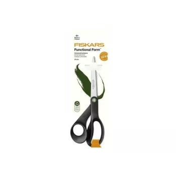 Tesoura de artesanato/escritório Fiskars 1074547 universal corte reto preto, aço inoxidável