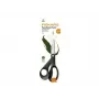 Tesoura de artesanato/escritório Fiskars 1074547 universal corte reto preto, aço inoxidável