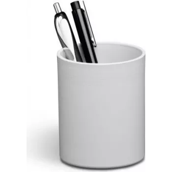 Porta-canetas/porta-lápis Durable ECO de plástico reciclado cinzento