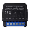 Contador de energia bidirecional inteligente Avatto WPM16-2 – conectividade WiFi, monitorização de energia para consumo e produção