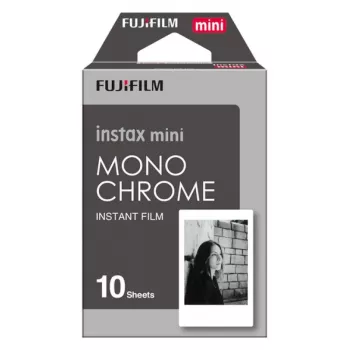 Fujifilm Instax Mini Monochrome - Filme instantâneo a preto e branco - instax mini - ISO 800 - 10 fotografias