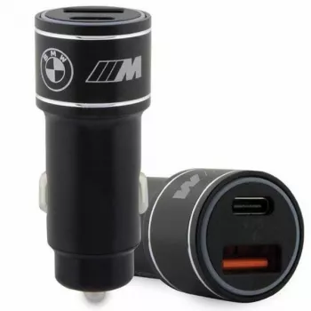 Carregador de automóvel 20W PD-QC 3.0 carregamento rápido preto
