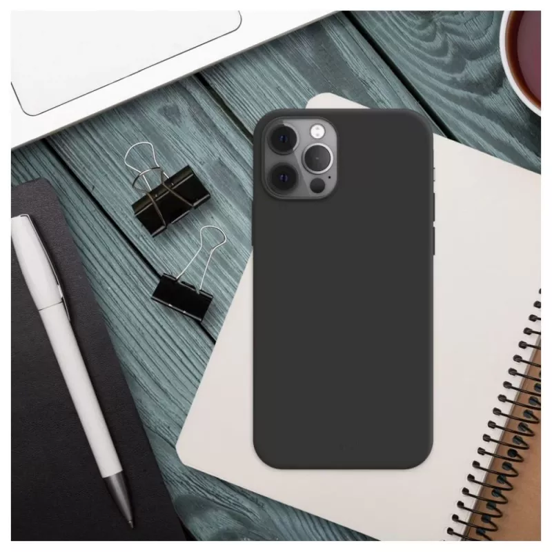 Fixed | Story | Tampa traseira | Samsung | Galaxy S25 | Borracha | Preto