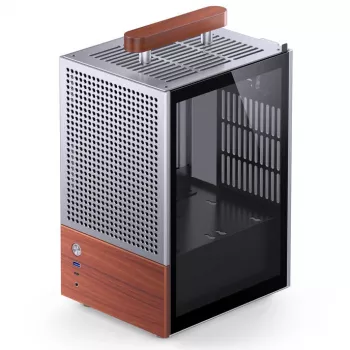 Caixa de PC Jonsbo T6, Mini-Tower, Mini-ITX, Prateado
