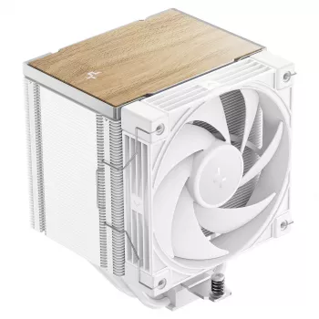 Dissipador de ar para processador DeepCool AK500 G2 WH, ventoinha de 120 mm, pressão de ar máx. 3,33 mmH2O, 117×129×159 mm, branco