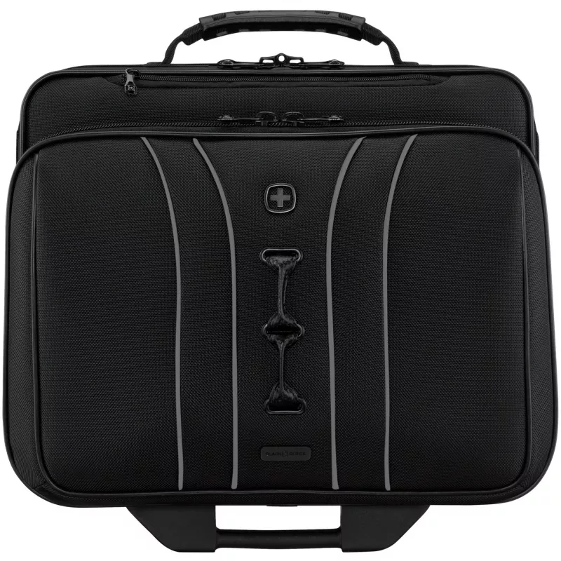 Mala para portátil com rodas Wenger Legacy Série preta para 15,6 polegadas (39,62 cm) com compartimento para tablet