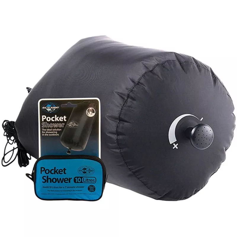 Sea to Summit Pocket Shower APSHOWER/UNI/UNI duche portátil de campismo, 10 l