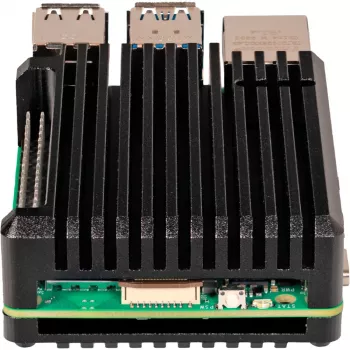 Caixa Joy-IT ARMOR Case BLOCK para SBC adequada para kits de desenvolvimento Raspberry Pi (RB-AlucaseP5-07)
