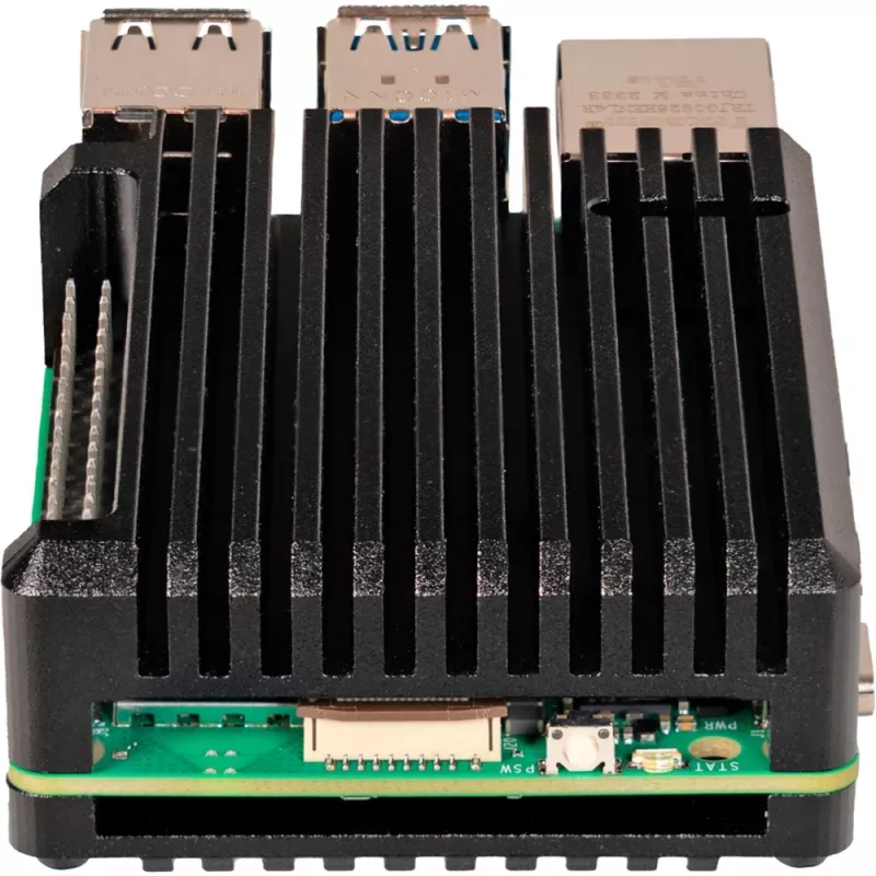 Caixa Joy-IT ARMOR Case BLOCK para SBC adequada para kits de desenvolvimento Raspberry Pi (RB-AlucaseP5-07)
